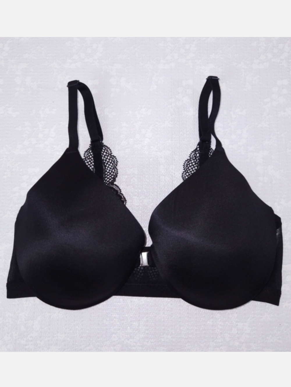 New! WACOAL Vision Front Close T-Shirt Bra 34DD Lace Back